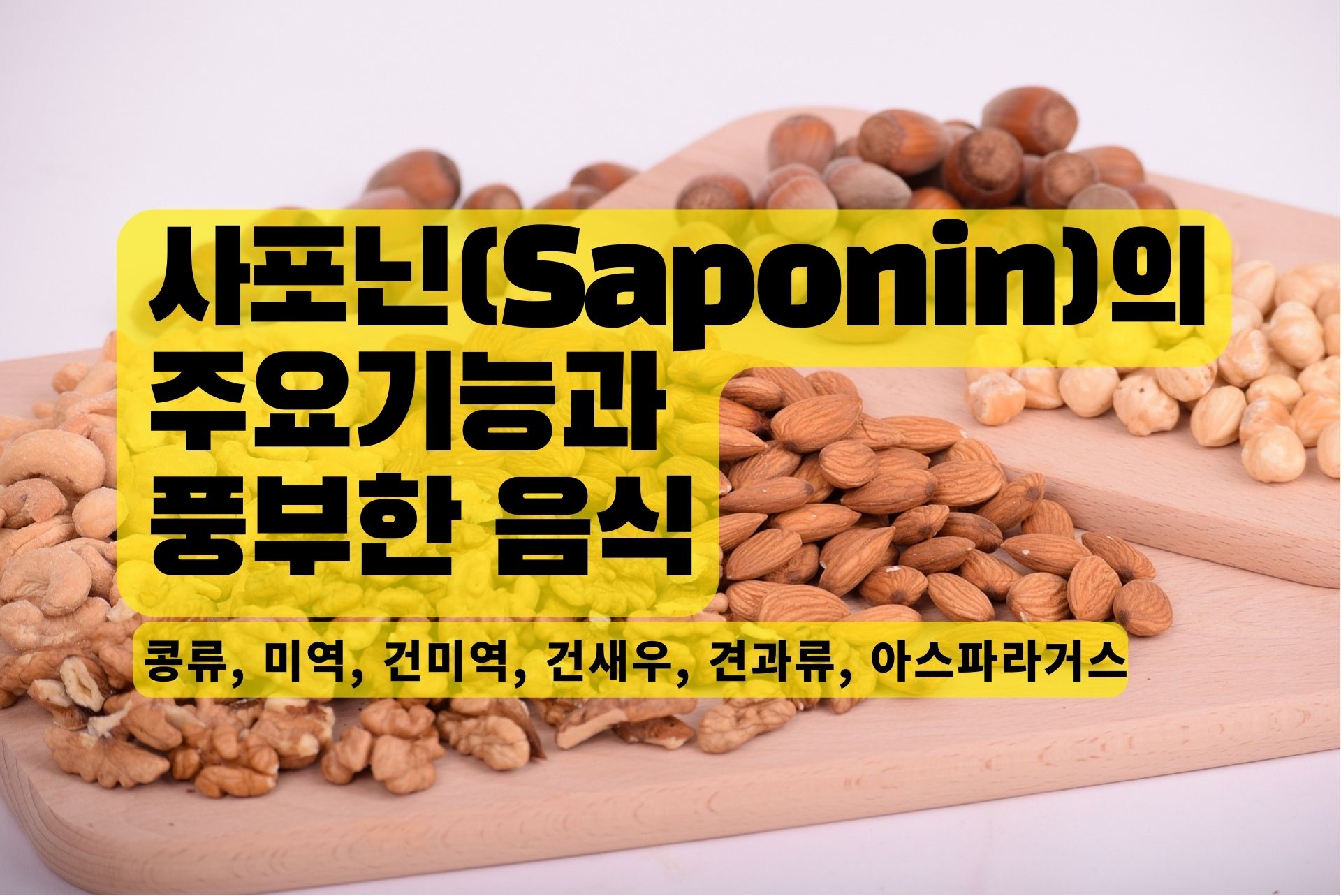 Read more about the article 사포닌(Saponin)의 주요기능과 풍부한 음식