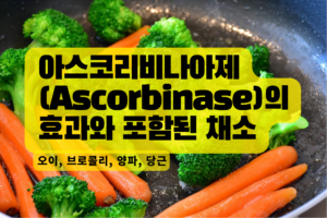 Read more about the article 아스코리비나아제(Ascorbinase)의 효과와 포함된 채소