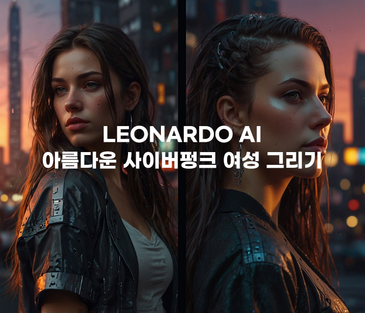 You are currently viewing Leonardo AI – 아름다운 사이버펑크 여성 그리기